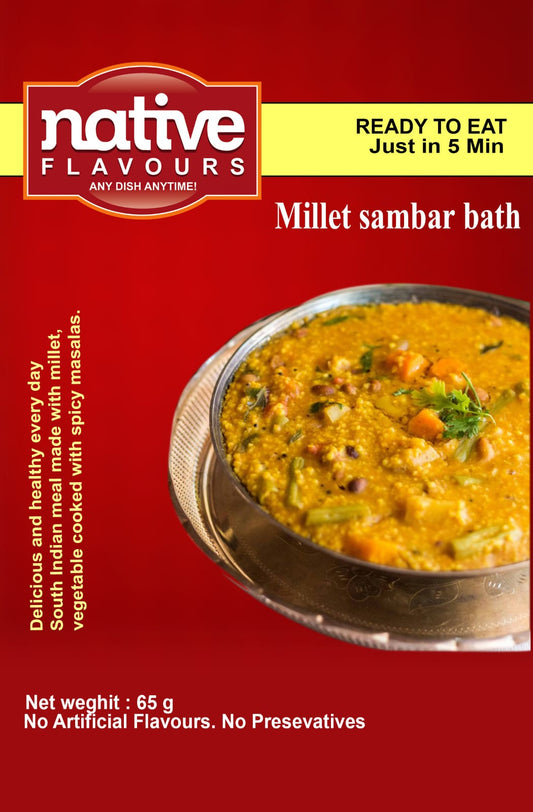 Millet Sambar Bath